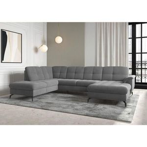 Sit & More SEDACÍ SOUPRAVA, textil, šedá obraz