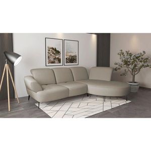 Sit & More ROHOVÁ SEDAČKA, textil, šedohnědá obraz