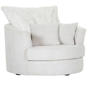 Carryhome KŘESLO, textil, bílá obraz