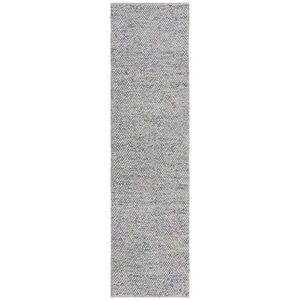 Flair Rugs RUČNĚ TKANÝ KOBEREC, 60/230 cm modrá, krémová obraz