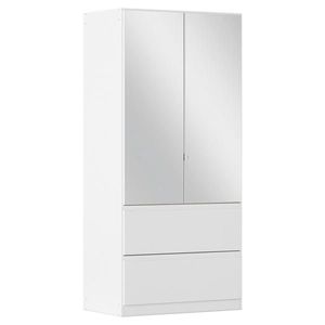 Rauch Möbel ŠATNÍ SKŘÍŇ S OTOČNÝMI DVEŘMI, bílá, 91/197/54 cm obraz