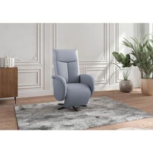 Sit & More RELAXAČNÍ KŘESLO, kůže, šedomodrá obraz