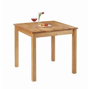 Carryhome JÍDELNÍ STŮL, jádrový buk, barvy buku, 80/80/75 cm obraz