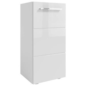 MID.YOU SPODNÍ SKŘÍŇKA, vysoce lesklá bílá, bílá, 34/72/31 cm obraz