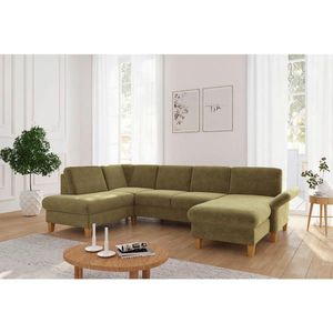Sit & More SEDACÍ SOUPRAVA, textil, olivově zelená obraz