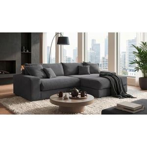 Livetastic ROHOVÁ ROZKLÁDACÍ POHOVKA, textil, antracitová obraz