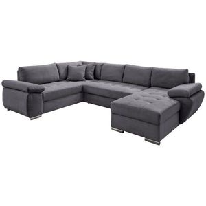 P & B SEDACÍ SOUPRAVA, textil, šedá obraz