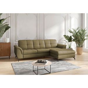 Sit & More ROHOVÁ SEDAČKA, kůže, olivově zelená obraz