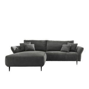 P & B ROHOVÁ SEDAČKA, textil, antracitová obraz