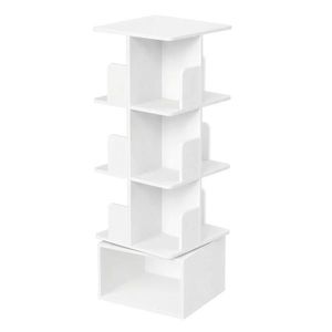 Boxxx OTOČNÝ REGÁL, bílá, 40/124, 6/40 cm obraz