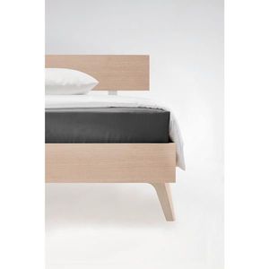 Fleuresse ELASTICKÉ PROSTĚRADLO, makosatén, tmavě šedá, 180/200 cm obraz