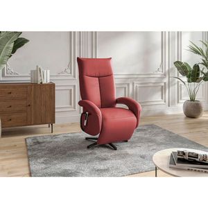 Sit & More KŘESLO, kůže, červená obraz