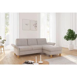 Sit & More ROHOVÁ SEDAČKA, textil, šedobéžová obraz