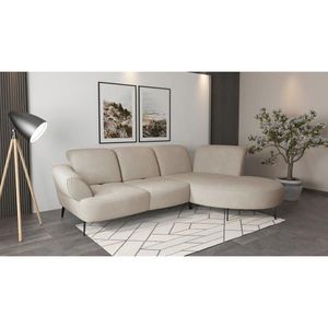 Sit & More ROHOVÁ SEDAČKA, textil, béžová obraz