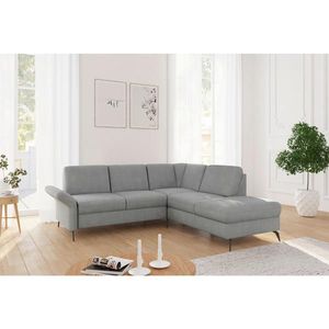 Sit & More ROHOVÁ SEDAČKA, textil, šedá obraz