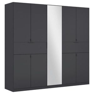 Rauch Möbel ŠATNÍ SKŘÍŇ S OTOČNÝMI DVEŘMI, šedá, barvy stříbra, 226/210/54 cm obraz