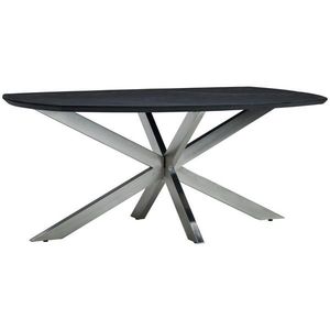 P & B JÍDELNÍ STŮL, mangové dřevo, černá, 180/100/76 cm obraz