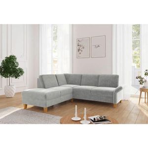 Sit & More ROHOVÁ SEDAČKA, textil, světle šedá obraz