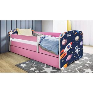 MID.YOU POSTEL PRO DĚTI A MLÁDEŽ 80/160 cm, bílá, pink obraz