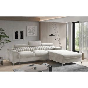 MID.YOU ROHOVÁ SEDAČKA, textil, béžová obraz