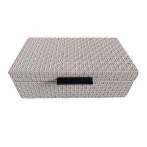 Ambia Home DEKORAČNÍ BOX, kůže, kompozitní dřevo obraz