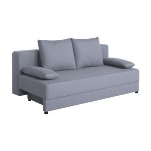 ROZKLÁDACÍ POHOVKA, textil, světle šedá obraz