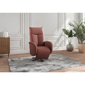 Sit & More RELAXAČNÍ KŘESLO, kůže, červenohnědá obraz
