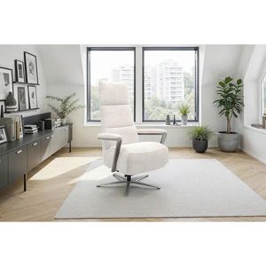 Sit & More RELAXAČNÍ KŘESLO, textil, krémová obraz