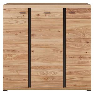 Linea Natura VYSOKÁ KOMODA, jasan, barvy jasanu, dub artisan, 124/120/42 cm obraz