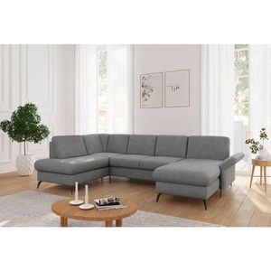 Sit & More SEDACÍ SOUPRAVA, textil, šedá obraz