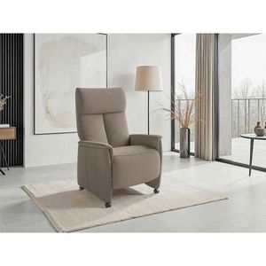 Sit & More RELAXAČNÍ KŘESLO, textil, šedohnědá obraz