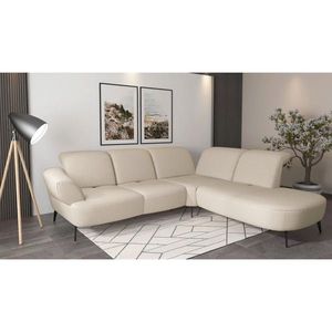 Sit & More ROHOVÁ SEDAČKA, textil, krémová obraz