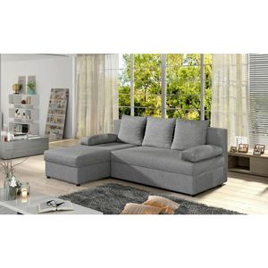 MID.YOU ROHOVÁ SEDAČKA, textil, šedá obraz