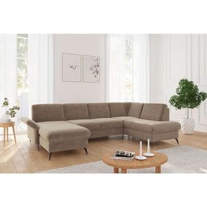 Sit & More SEDACÍ SOUPRAVA, textil, světle hnědá obraz