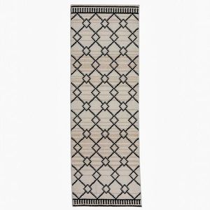 Flair Rugs BĚHOUN, 80/300 cm, černá obraz