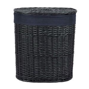 Ambia Home KOŠ NA PRÁDLO, černá obraz