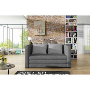 MID.YOU ROZKLÁDACÍ POHOVKA, textil, šedá, světle šedá obraz