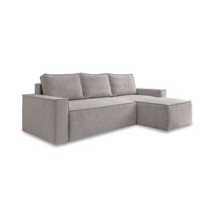 MID.YOU ROHOVÁ SEDAČKA, textil, šedá, bílá obraz