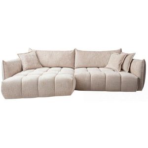 Lomoco ROHOVÁ SEDAČKA, textil, béžová obraz