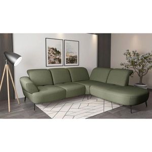 Sit & More ROHOVÁ SEDAČKA, textil, olivově zelená obraz