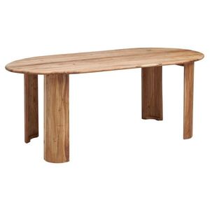 P & B JÍDELNÍ STŮL, akácie, přírodní barvy, 208/100/76 cm obraz