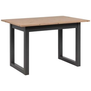 P & B JÍDELNÍ STŮL, antracitová, dub artisan, 120/80/75 cm obraz