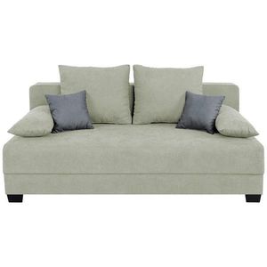 P & B ROZKLÁDACÍ POHOVKA, textil, kompozitní dřevo, béžová obraz