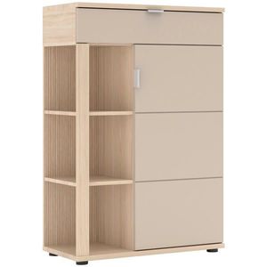 Stylife BOTNÍK, barvy dubu, kašmírová, 80/119/38 cm obraz