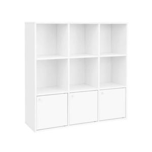 Boxxx REGÁL, bílá, 98/98/30 cm obraz