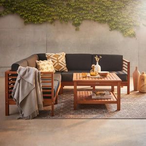 Ambia Garden TERASOVÁ SEDACÍ SOUPRAVA, dřevo, textil obraz