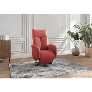 Sit & More RELAXAČNÍ KŘESLO, kůže, červená obraz
