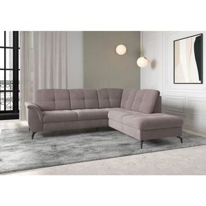 Sit & More ROHOVÁ SEDAČKA, textil, šedohnědá obraz