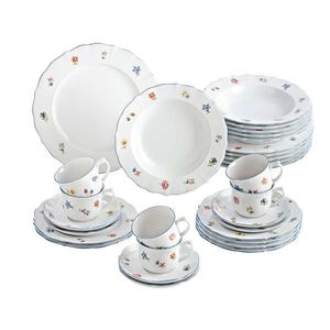 Seltmann Weiden JÍDELNÍ SOUPRAVA, porcelán obraz