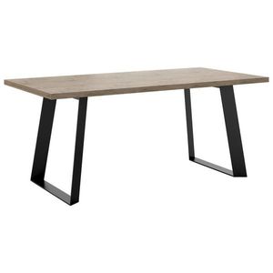 Hom`in JÍDELNÍ STŮL, černá, koňaková, 180/90/76 cm obraz